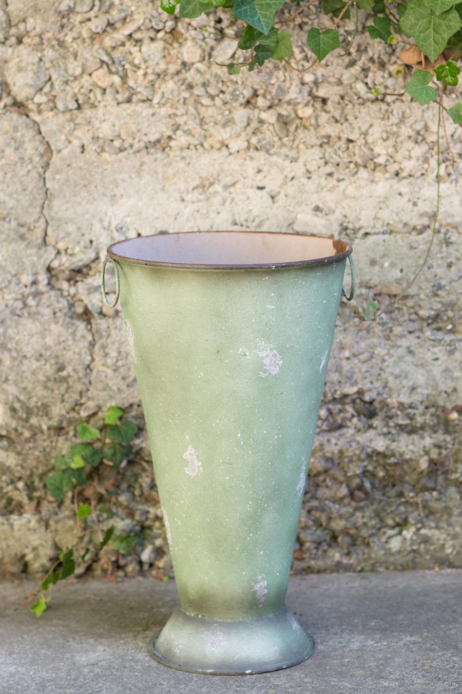 over sized french flower bucket