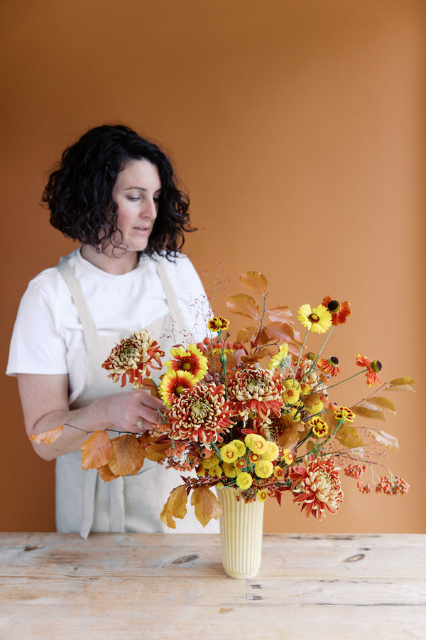 fall foliage arrangement - order for local pickup at seascape flowers aptos ca
