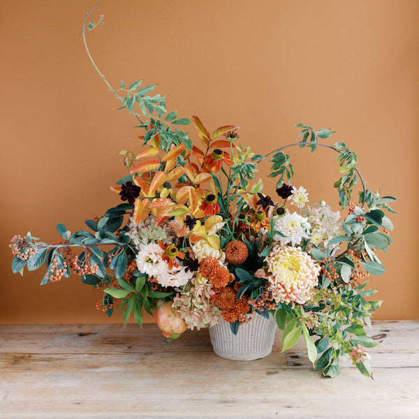 fall centerpiece - order thanksgiving floral delivery from seascape flowers
