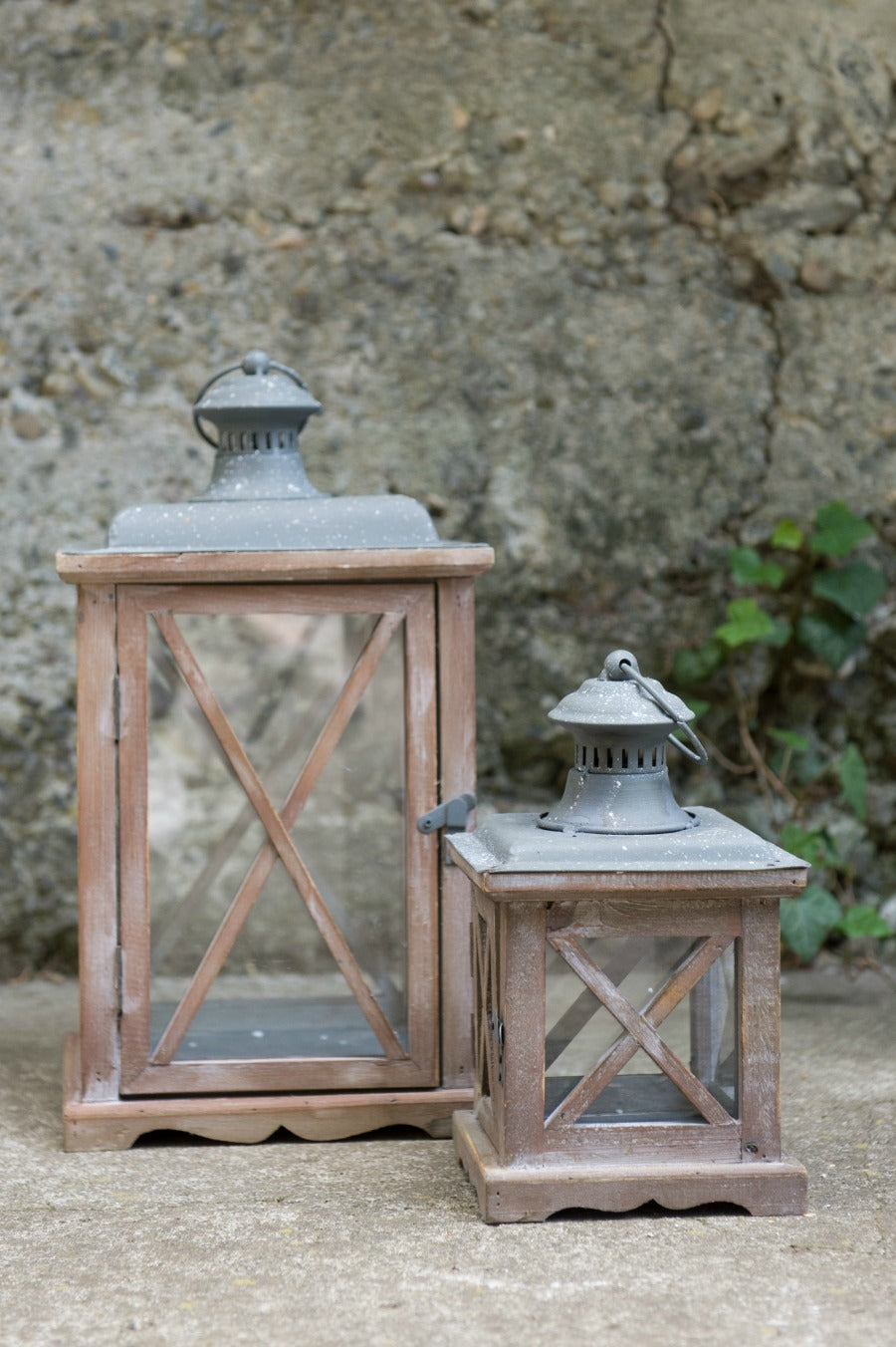 wood stable lanterns