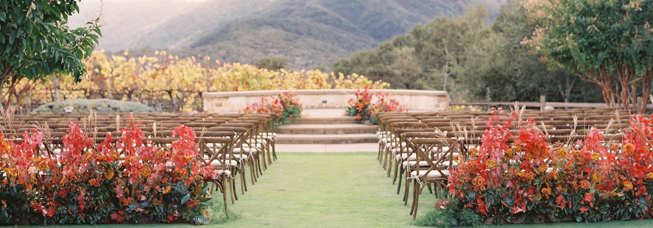 Vibrant fall wedding at Holman Ranch