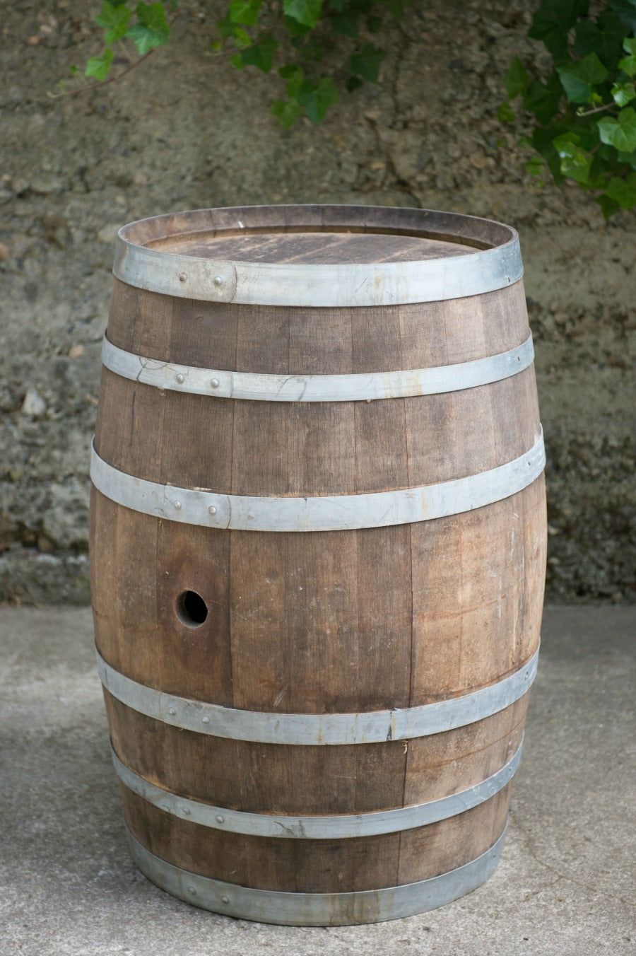 reclaimed wine barrel